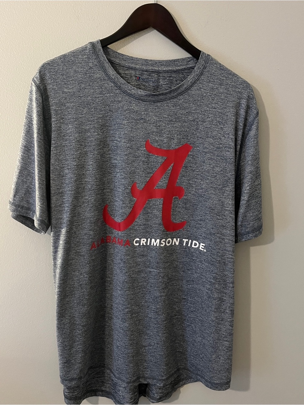 Champion Gray Heather Short-Sleeve Tee - Alabama Crimson Tide
